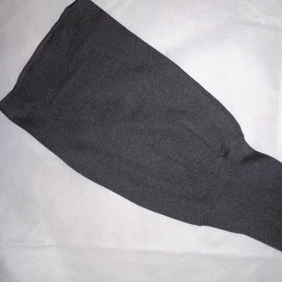 NWOT GUCCI silk ash brown knit top with neck tie and bell like sleeves sz L - Picture 4 of 5